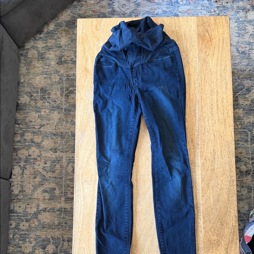 Joe's Jeans Dark Blue Skinny Maternity Jeans